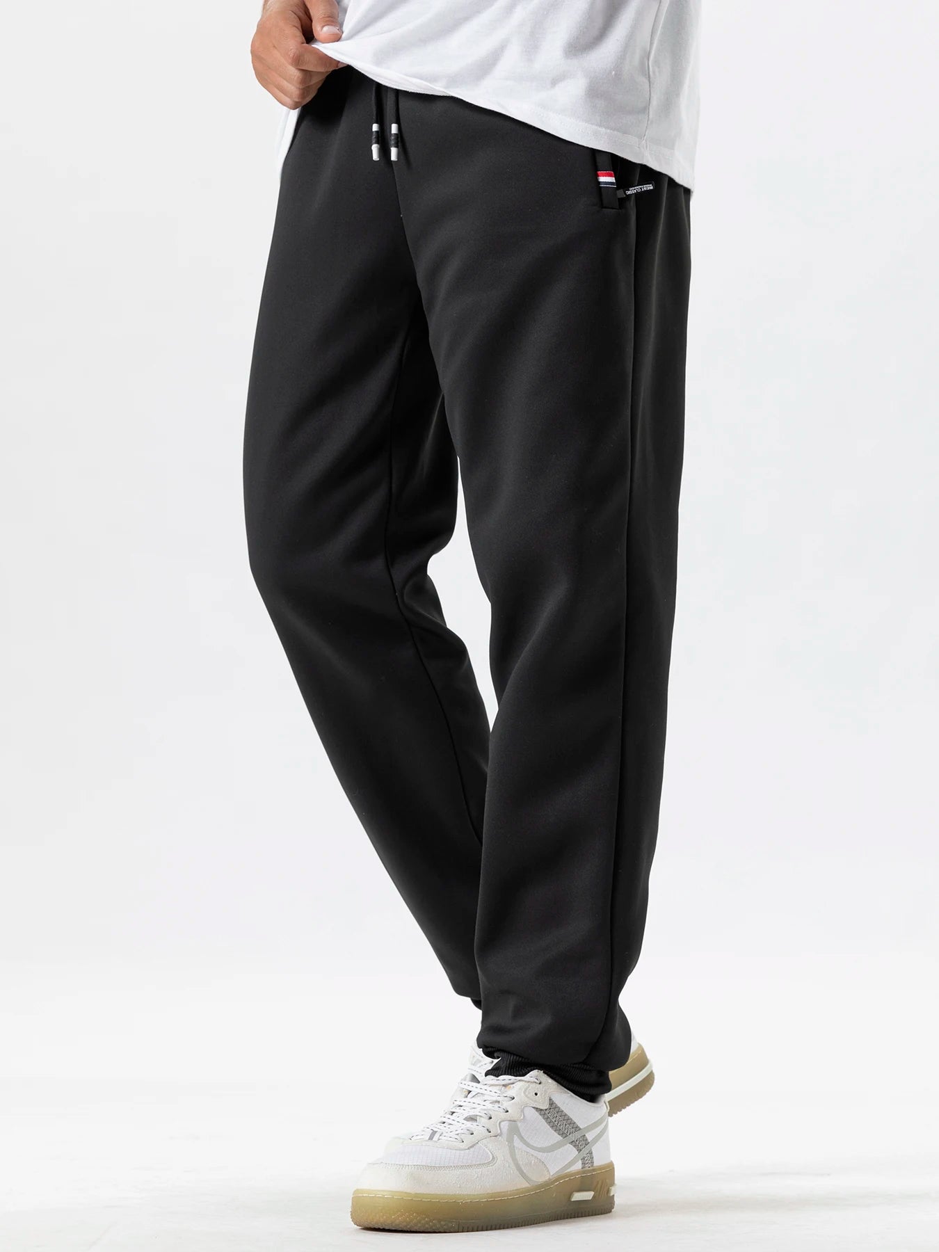 Autumn Winter Thicken Fleece Sweatpants Men Women Loose Casual Trousers Drawstring Warm Outdoor Sports Pants Jogging Pants.