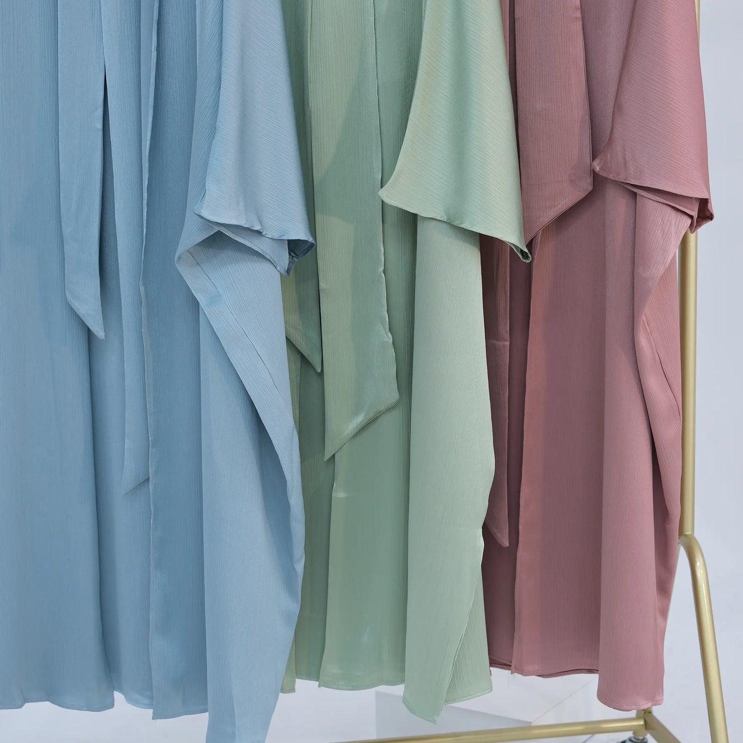 Two Piece Arabic Outfit Set for Muslim Women Elegant Modest Abaya Dress with Inner Ramadan Islamic Coat New Turkish Kaftan Robe