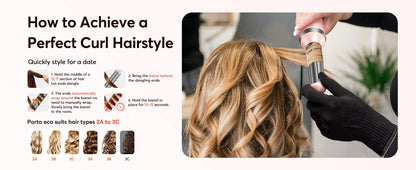 Bopcal 5 In 1 Hair Dryer Hot Air Comb Electric Hair Curling Iron 1200W High Speed Blower Multifunctional Styling Tools Hairdryer