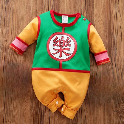 Baby-Sommerkleidung, kurzärmelig, für Jungen und Mädchen, Baumwolle, zum Tragen im Cartoon-Stil, bequem und atmungsaktiv.