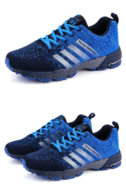 Men Running Shoes Mesh Fashion Sneakers Breathable Casual Sport Shoes Outdoor Walking Jogging Tennis Shoes Athletics Plus Size.