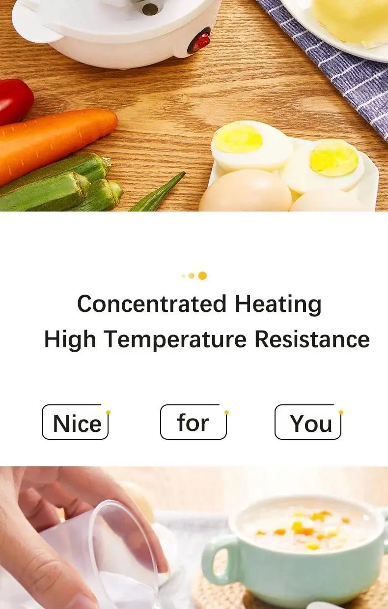 110V/220V Multifunctional Electric Egg Boiler Double Layers Egg Cooker Mini Steamer Poacher Kitchen Cooking Breakfast Machine.