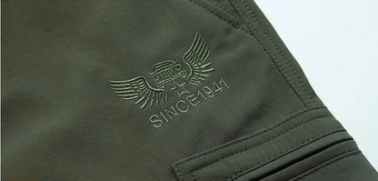 Winter Thick Pants Men Double Layer Fleece Cashmere Overalls High Quality Male Camouflage Trousers Warm Casual Cargo Pants.