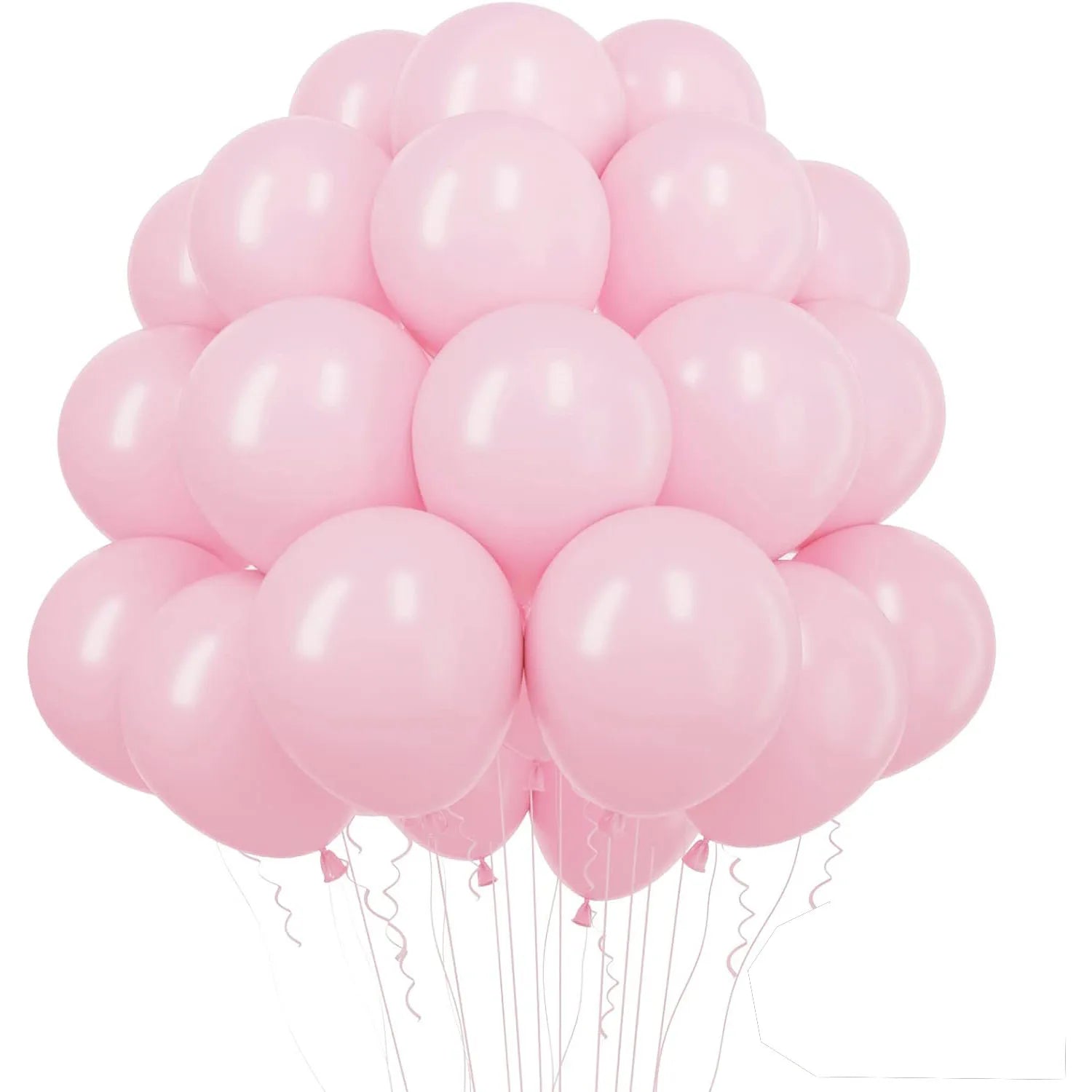 Pastell rosa Luftballons in verschiedenen Größen 18 12 10 5 Zoll für hellrosa Luftballons zum Geburtstag Valentinstag Hochzeits feier Dekoration.