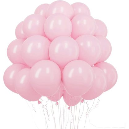Pastell rosa Luftballons in verschiedenen Größen 18 12 10 5 Zoll für hellrosa Luftballons zum Geburtstag Valentinstag Hochzeits feier Dekoration.