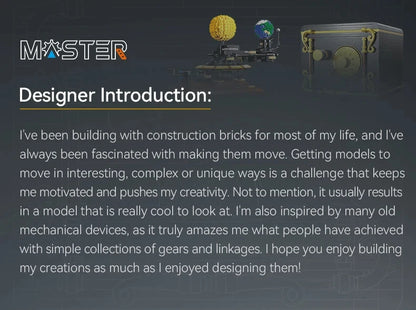 Cada 422PCS City Retro Combination Safe Building Blocks The Secret of Safe Experiment Education Bricks Toys Boys Gifts.