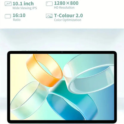 Teclast M50 Tablet 6GB RAM 128GB ROM Unisoc T606 Octa-core 10.1inch TDDI Android 14 WiFi BT5.0 6000mAh Type-C Tablet Case.