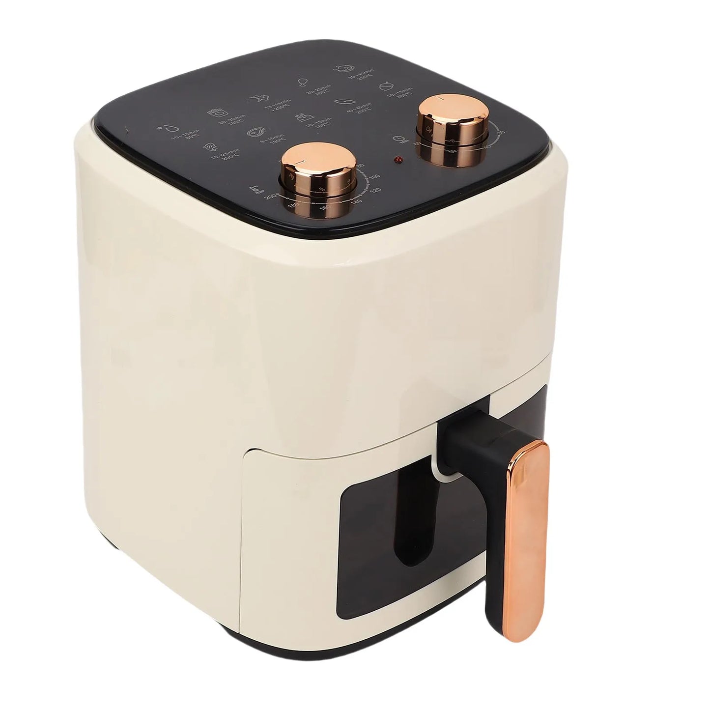 1350W Air Cooker 5.5L Large Capacity Full Automatic Multifunction Oilless Kitchen Fryer for Making Egg Tart Grilled Fish.