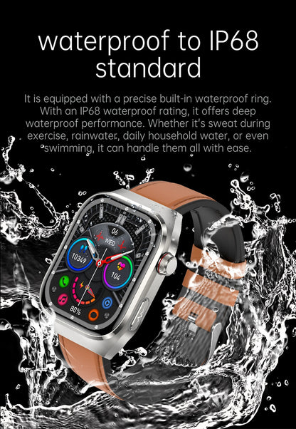 2025 New For XIAOMI Uric acid Blood lipids Smart Watch Men ECG+PPG Blood pressure Blood oxygen Bluetooth Call Health Smartwatchs