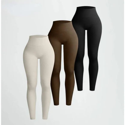 Thread Knited Leggings Women Seamless Slim Tights Gym Trainning Running High Waist Hip Liftting High Elastic Yoga Fitness Pants.