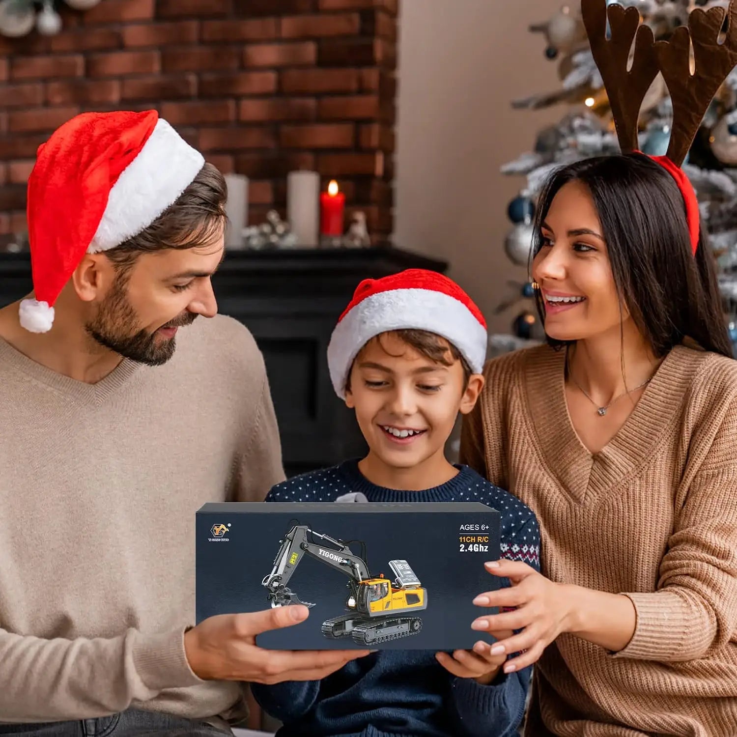 RC Excavator 1:20 Remote Control Truck 2.4G RC Crawler Engineering Vehicle Truck Radio Control Children's Day Christmas Gifts.