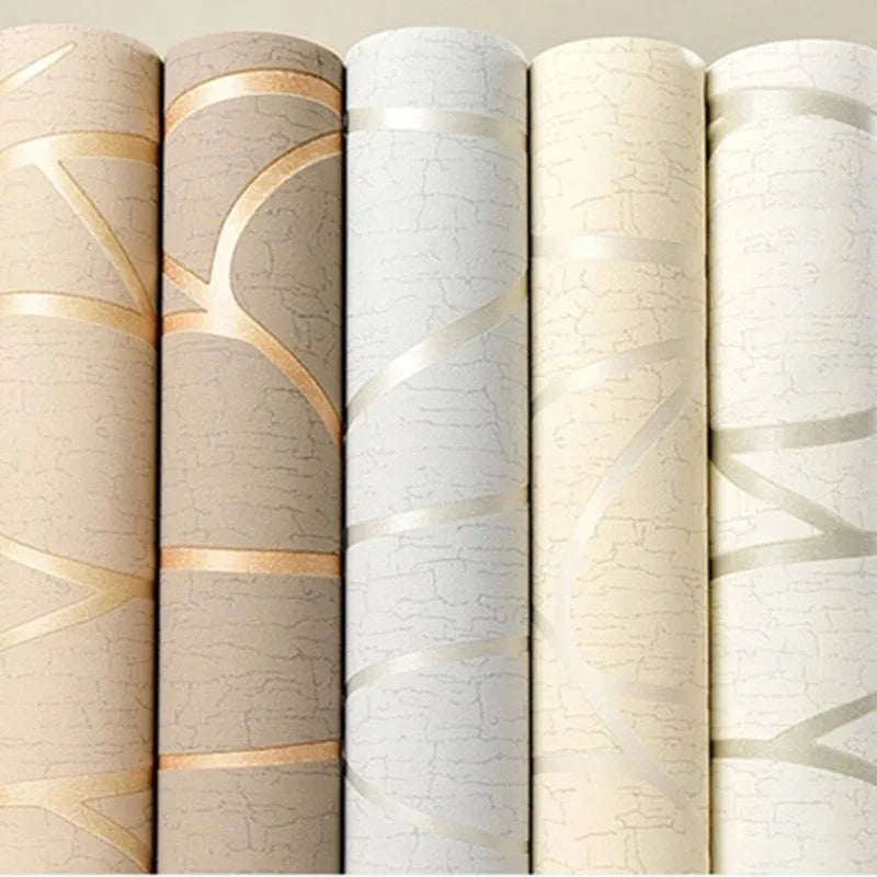 Europäischer Vliesstoff-Raumhintergrund, moderne Tapete, abnehmbare Möbeldekoration, selbstklebendes Kontaktpapier, Schlafzimmer