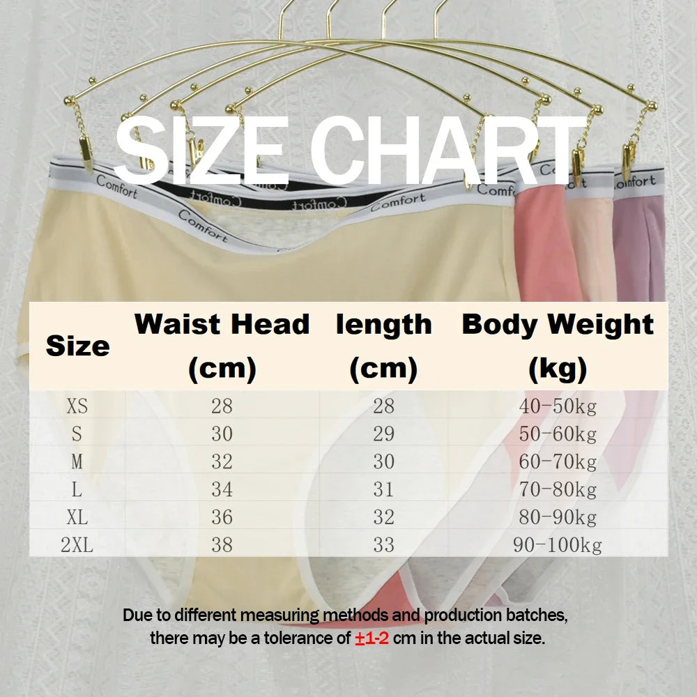 ‌1pc Women's Maternity Menstrual Panties Anti-Side Leakage High Waist Cotton Physiological Period Underwear for Ladies‌ 40-100kg.