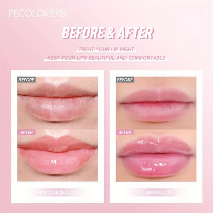 BIG Fruit Lip Oil Lip Enhancer Plumper Big Brush Moisturising Clear Lip Gloss Sexy Lip Makeup Care Cosmetics for Women Girl Lady.
