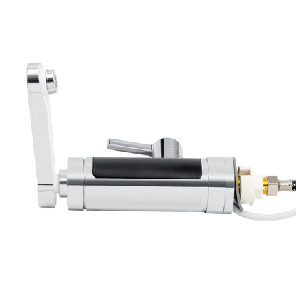 3000W Electric Instantaneous Hot Water Tap LED Stainless Steel Faucet with Digital Display Bathroom Kitchen Cold Heating Faucet