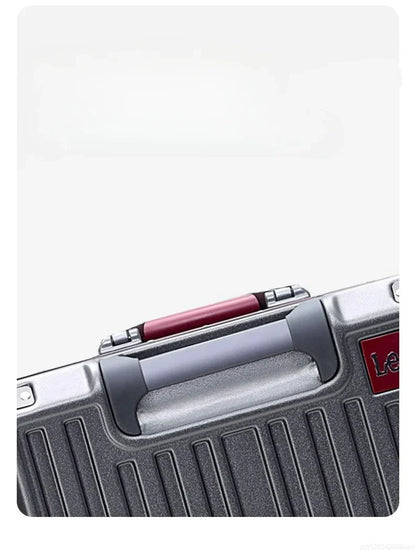 20-Zoll-Rollgepäck für die Kabine, multifunktionaler Reisekoffer, Passwortsperre, omnidirektionales Rad, Rollgepäckkoffer