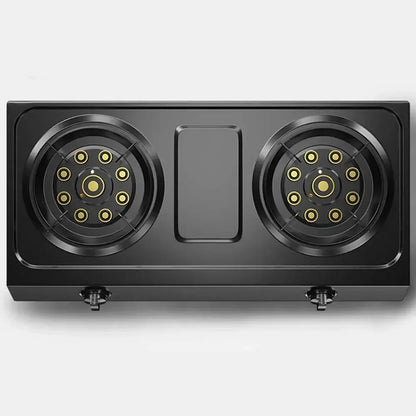 Gas Stove, Double Stove, Desktop, Sudden Fire Extinguishing Protection, Household Liquefied Gas, Natural Gas Gas Stove.
