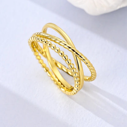 925 Sterling Silver Rings Gold Color Sparking Popular LOVE Wedding Ring Certified Women Engagement Jewelry Anniversary Gifts.