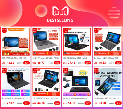 8 INCH AR1 Windows 10 Tablet PC 4GB RAM 64GB ROM 1280*800 Pixel  Quad Core Dual Camera build in 4000mAh Battery.