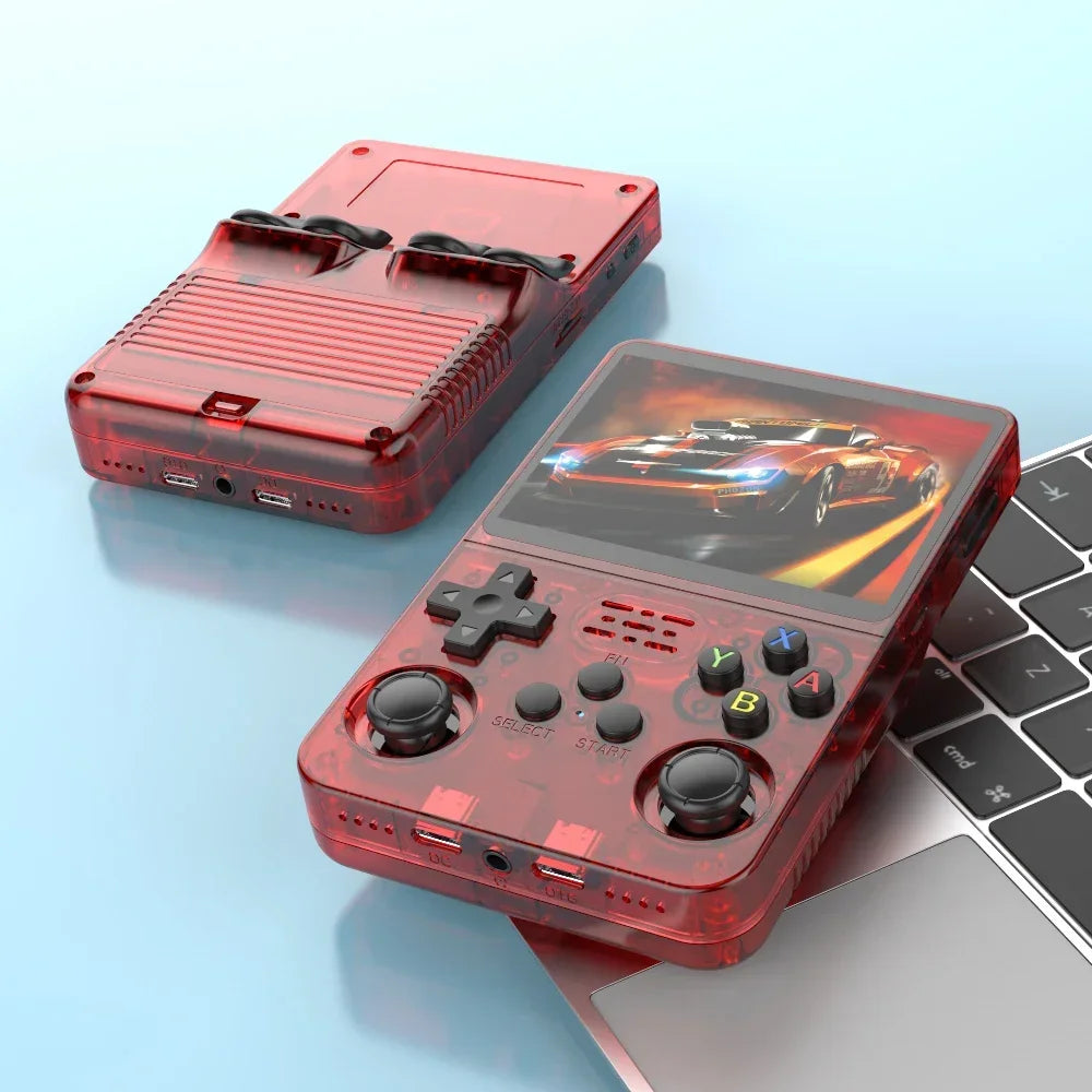 Open Source R36S Retro Handheld Video Game Console Linux System 3.5 Inch IPS Screen Portable Pocket Video Player 64GB 128G Games.