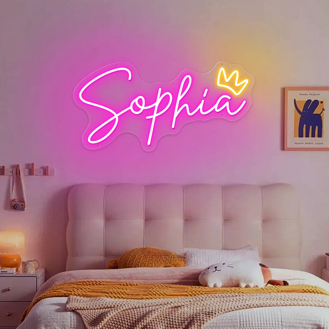 Custom Led Name Sign Gift for Kid Custom Name Signs Teenage Gift Led Neon Sign for Wall Decor Bedroom Decor Personalized Gifts.