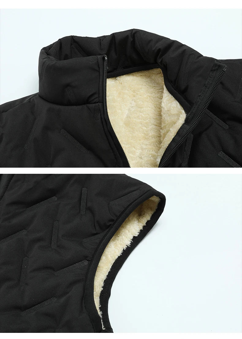 7XL Men Winter Brand Warm Waistcoat Vest Mens Casual Autumn Outwear Vests Outfits Fashion Thicken Sleeveless Jacket Vest Male.