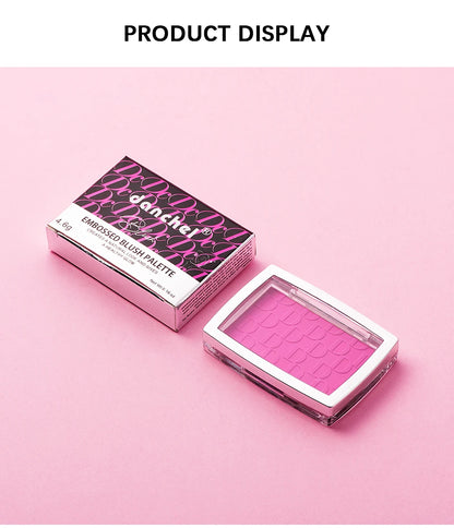 Face Blusher Matte Natural Cheek Tint Brighten Face Pink Red Face Contouring Cosmetics Blush Powder Soft Female Makeup.