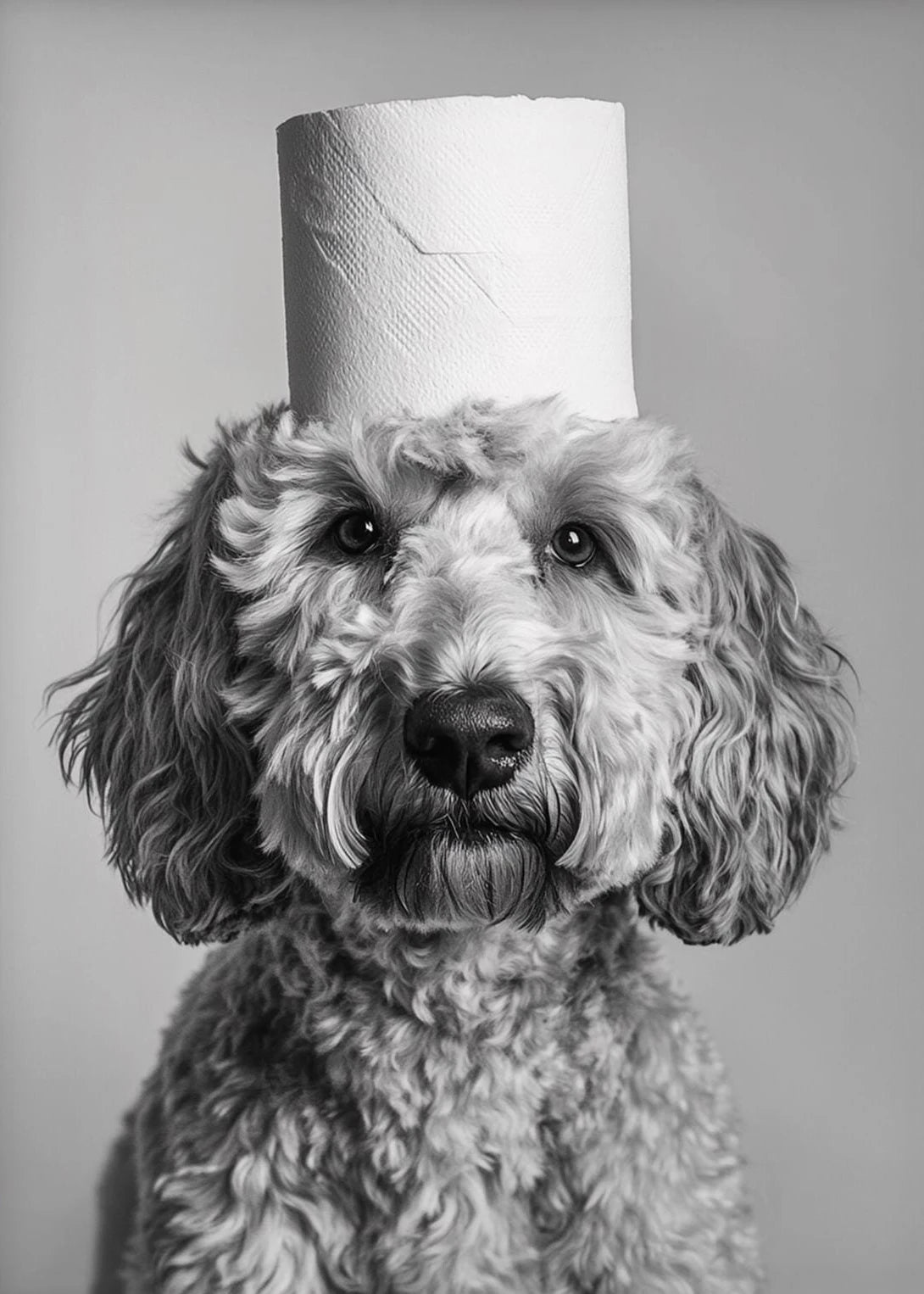 Highland Cow Otter Cat  Raccoon with Toilet Paper Poster Print Canvas Painting Bathroom Wall Art Funny Toilet Humor Home Decor.