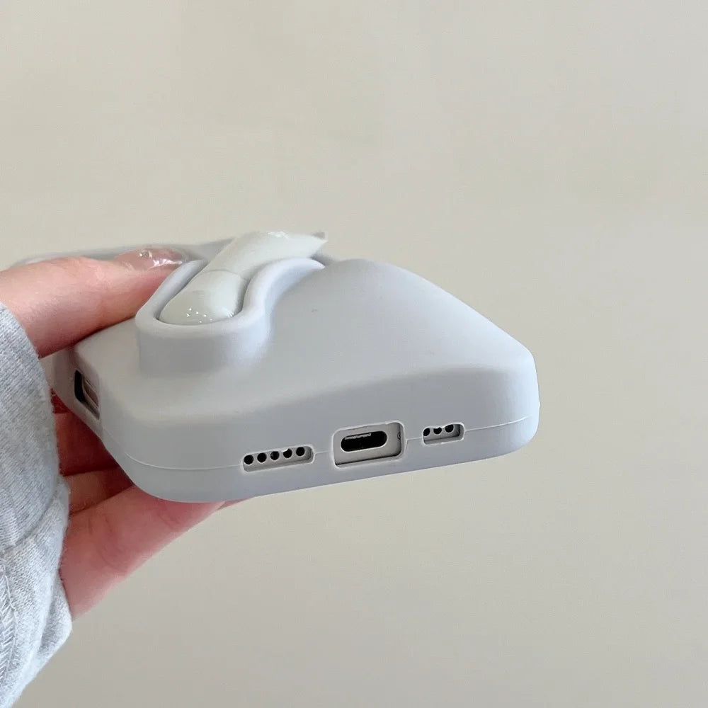 With Lip Gloss Full Set Case for IPhone 17/16/15/14/15/14/13/12/11Pro Max Plus Air Lipstick Silicone Toast Espresso Ribbon Box.