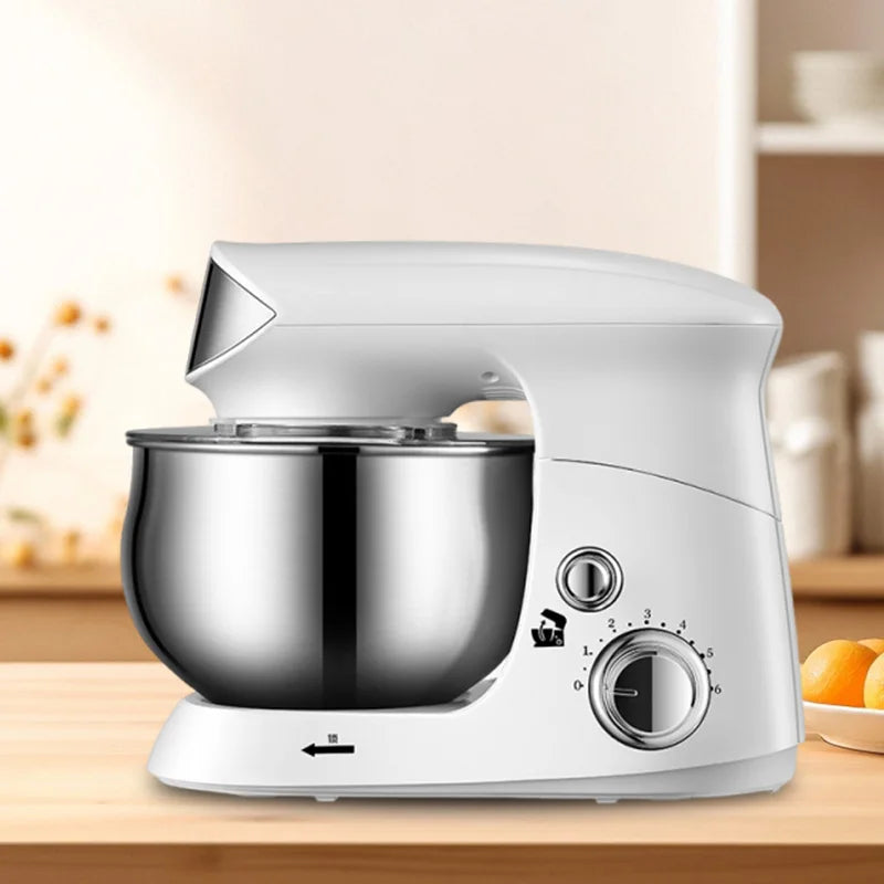 DIVEDEER Kitchen food mixer 3.5L stainless steel bowl cream egg mixture cake dough kneading machine 600W vertical mixer.