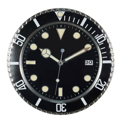 34 cm Luxus Kreative Wanduhr Moderne Metall Design Kunst Wanduhr Hause Große Digitale Leucht Schlafzimmer Dekoration Uhr