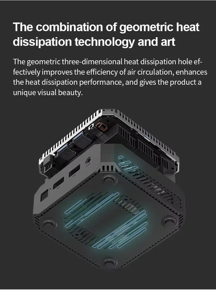 FIREBAT T2 Mini PC Intel N150 CPU Windows 11 DDR4 16GB RAM 512GB SSD WIFI5 BT4.2 Desktop Mini Computer For Work/Entertainment.