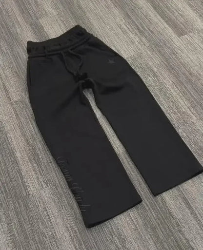 Y2K Amerikanischen Neue Harajuku Vintage Lose Doppel Taille Jogginghose Männer Street Hip Hop Beliebte Buchstaben Gestickte Casual Hosen