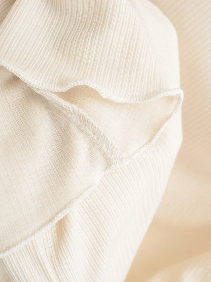 Shoulder Bared Short Sleeve T Shirt Women's Spicy Girl Design Slimming Top Summer New Style One Word Oblique Shoulder Tie Waist