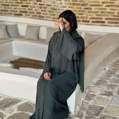 Ramadan Eid Kebaya Muslim Abaya Damen Dubai Long Dresses For Women Robe Djellaba Caftan Marocain Femme Musulmane Kaftan Vestidos.