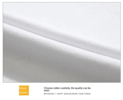 JEEP SPIRIT Mens T-shirt Summer 100%Cotton 230g Heavy Print Sports Breathable Round Neck Top Loose Solid Short Sleeve