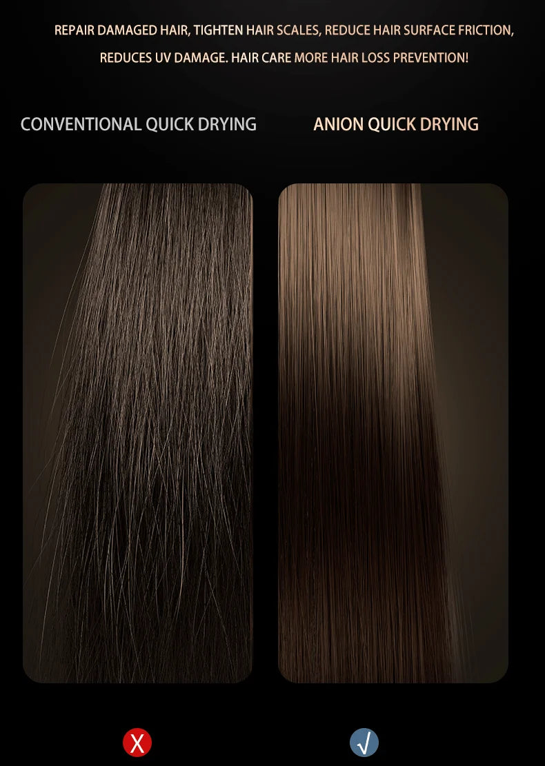 220V Hotel Wall Mounted Hair Dryer Hotel Non punching Negative Ion Hair Protection Cold and Hot Air High Power Hair Dryer