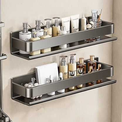 Badezimmermöbel, multifunktionales Aufbewahrungsregal für Dusche, ohne Bohren, Shampoo-Halter, Zubehör, Organizer, Regale, Zuhause