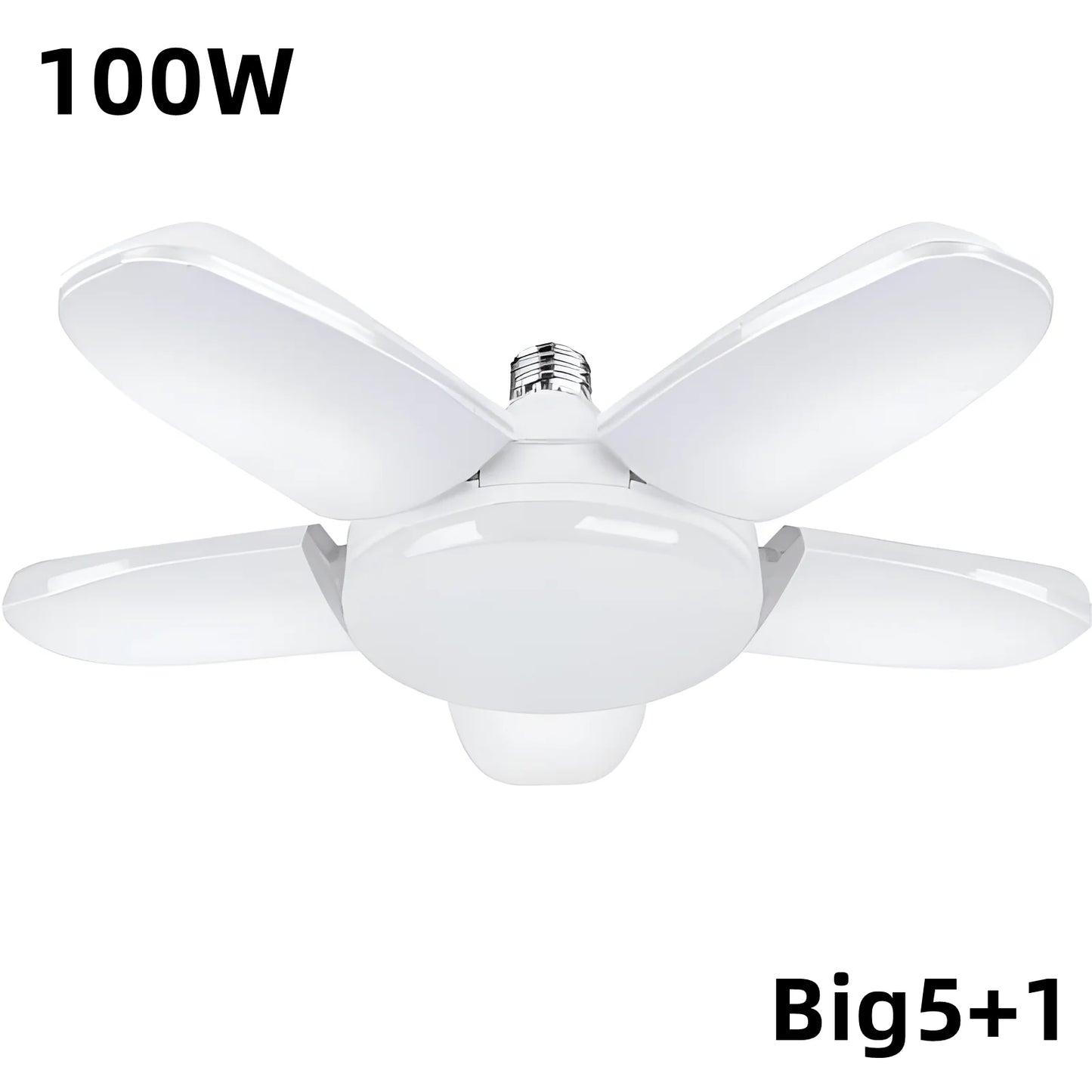60W 100W E27 Led-lampe Fan Blade Timing Lampe 220V 110V Faltbare Led Industrielle Glühbirne Lampe für Home Decke Licht Garage Licht.