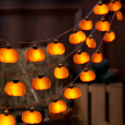 1,5/3 m Halloween LED Kürbis Lichterkette Mutter Ahornblatt Lampe Hause Weihnachten Party Dekoration Hängen Lichter Thanksgiving geschenke.