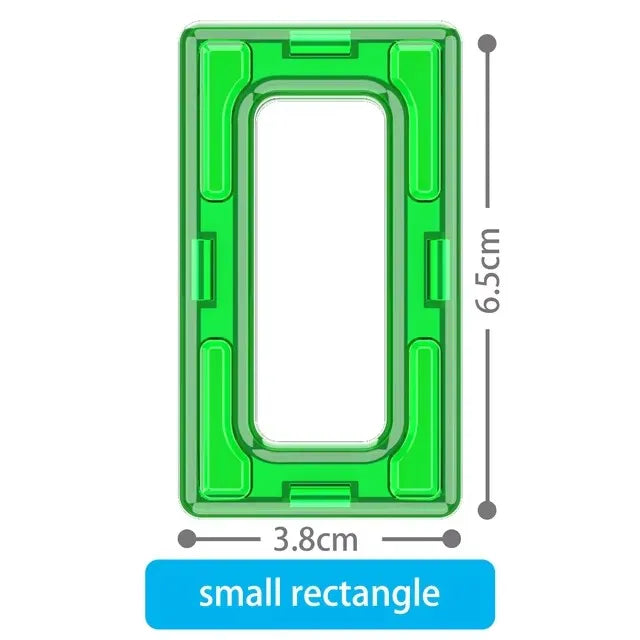1pcs Big Size Magnetic Designer Magnet Building Blocks Accessories Educational Model Constructor Toys For Children Gifts