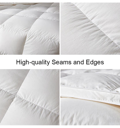 Goodnight Kiss 100% White Duck Down Comforter Lightweight Spring Autumn Blanket Quilt Soft Luxury Warm Winter Duvet Insert.