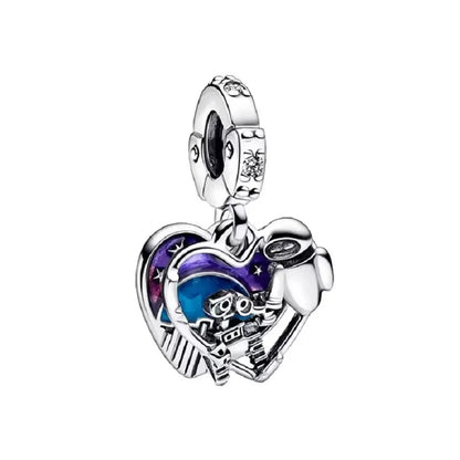 100% 925 sterling silver Disney 100th anniversary charm beads suitable for original DlY bracelet, women's fashion gift