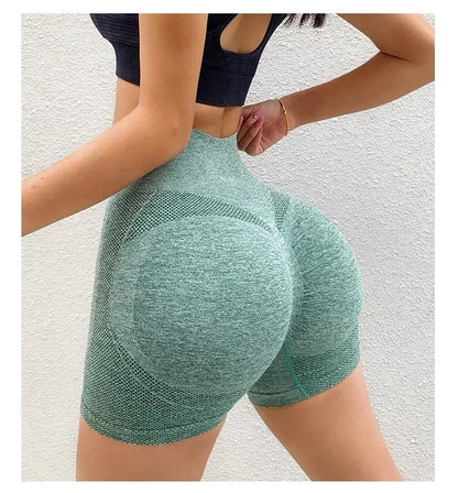 Short Gym Women‘s Gym Shorts High Elasticity Yoga Clothing Absorbent Short Sets Push Up Pants Cycling Jogging Fitness Legging.