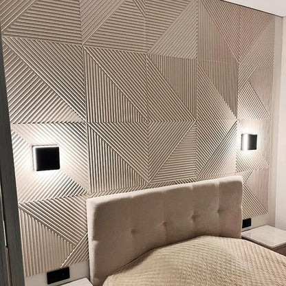 1pcs Esports Games Champagne Gold 3D Art Wall Panel PVC Waterproof 3D Wall Sticker Decor Tiles Diamond Design DIY Home Decor