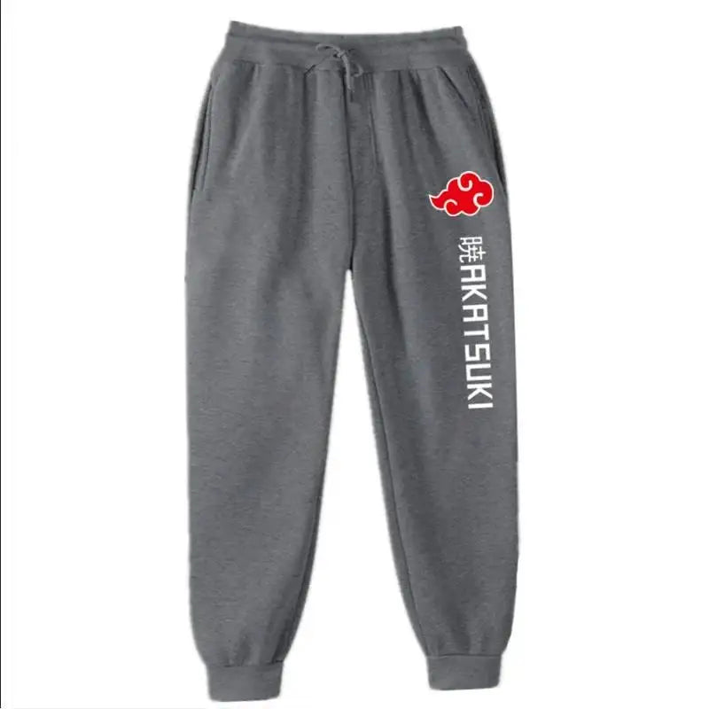 Fashion Print Men's Women's Jogging Hip Hop Pants Street Clothing Hot Selling Anime Pants Akatsuki Fleece Trousers S-3XL.