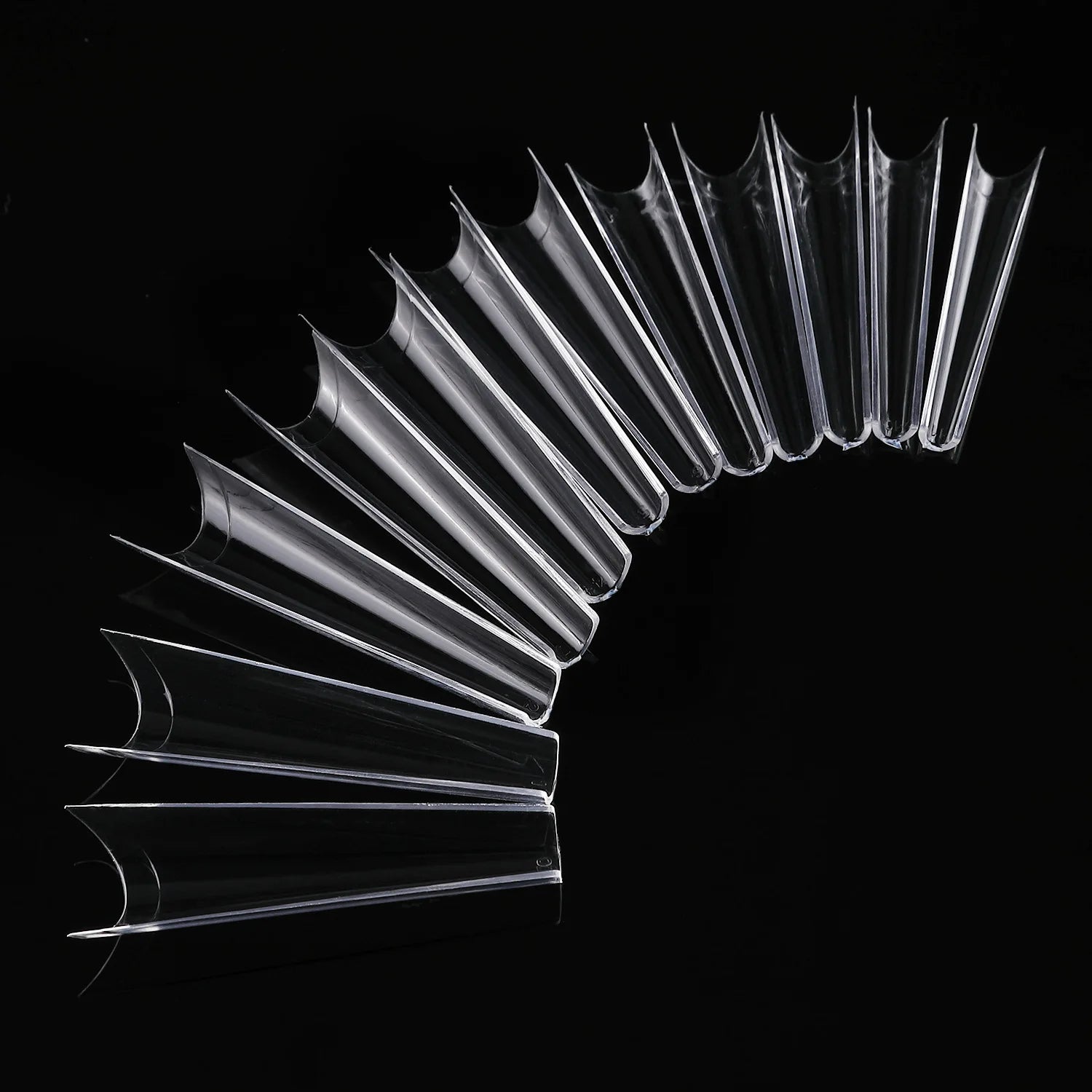 240PCS/Box False Nail Tips Square Straight Extra Long Half Cover Nails Artificial Acrylic False Nail Tips Press On Manicure Tool.