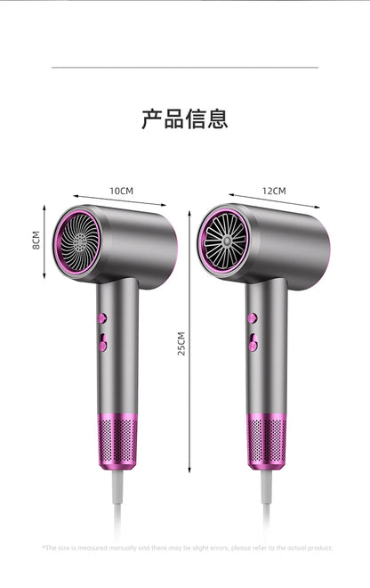 The Latest High-Speed Hair Dryer, High-Power Blue Light Ion Home Hair Salon Hair Dryer, Household Appliance US UK.EU.AU Plug-In