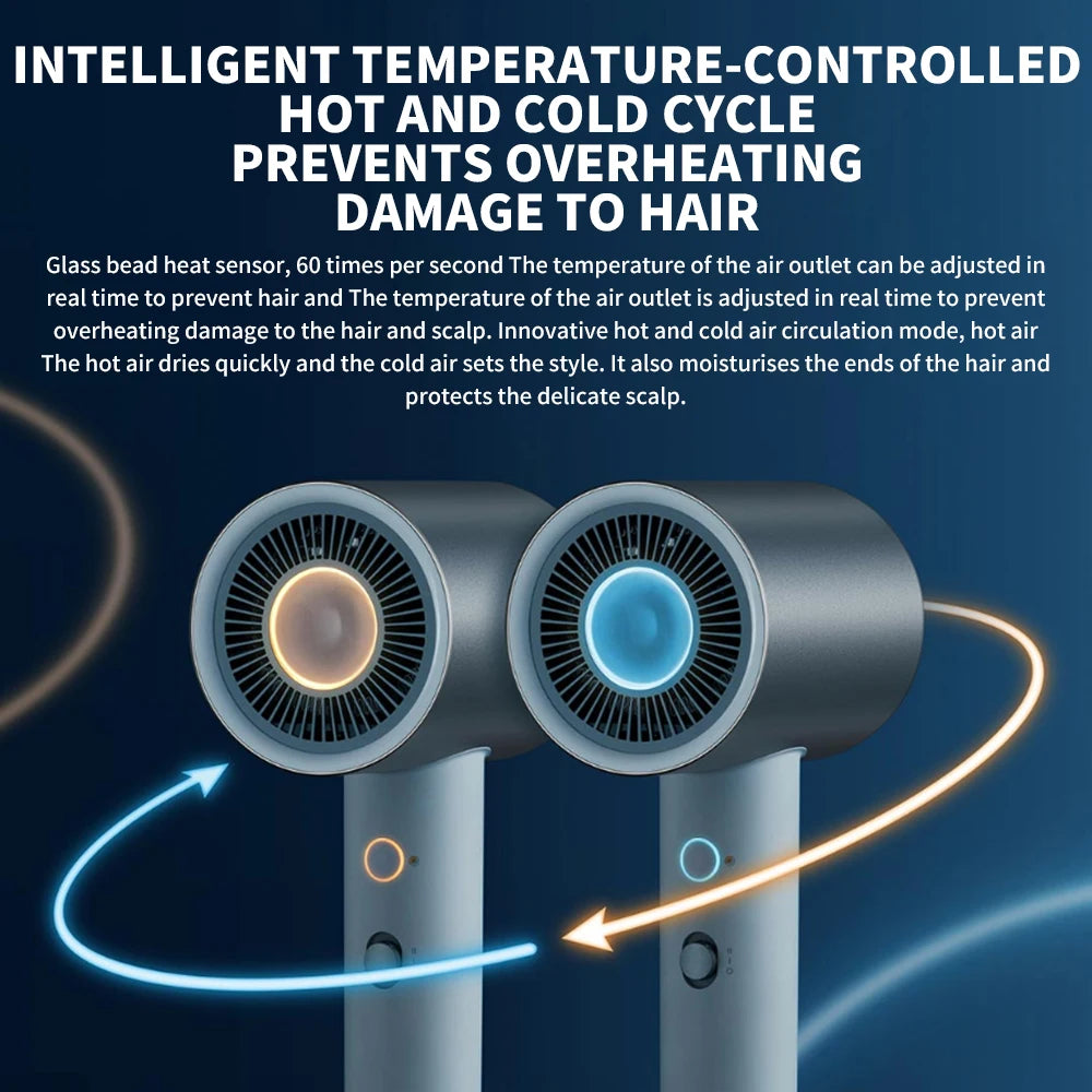 XIAOMI MIJIA H500 Water Ion Hair Dryer Professional Blow Hair Dryer Negative Ionic Blower Electric Dryer Diffuser Quick Dry Hair.