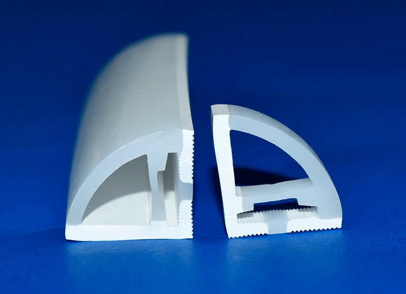 1-10m 90° Glowing LED V-Type Neon Silicone Tube Rope Lamp Flexible Waterproof Channel For WS2811 WS2815 Outdoor Neon Strip Light.